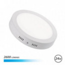 Downlight LED Circular de Superficie Elbat 24W 2600LM Luz Fría 6500K