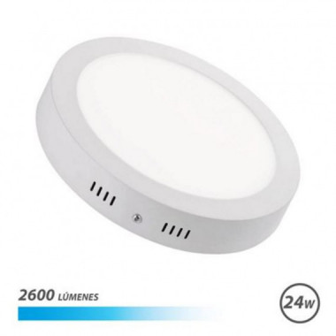 Downlight Circular Sobre Pared LED Elbat 24W Luz Blanca 4000K