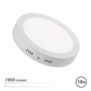 Downlight LED Circular de Superficie Elbat, 18W, 1950 Lúmenes, Luz Blanca
