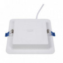 Downlight LED Cuadrado Elbat 24W 1920 Lúmenes con Selector de 3 Temperaturas y Montaje Sobre Pared