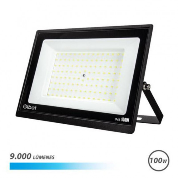 Foco LED Elbat Serie Super Slim 100W | 9000lm | 6500K Luz Fría IP65