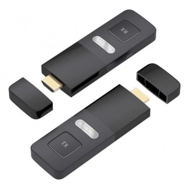 ADAPTADOR AISENS HDMI A HDMI WIRELESS 1080P 30M BLACK