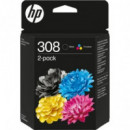 Tinta HP 308 Multipack Black + Tricolor