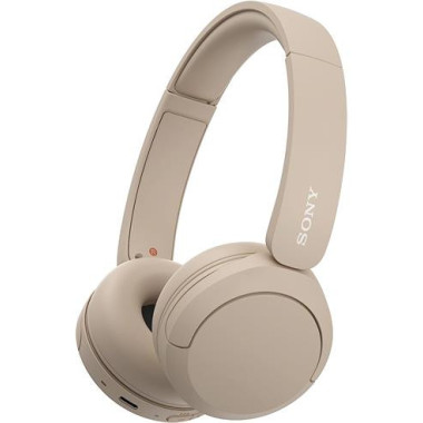 SONY Auricular de Casco Bluetooth WH-CH520 Beige Funcion Manos Libres