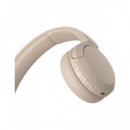 SONY Auricular de Casco Bluetooth WH-CH520 Beige Funcion Manos Libres