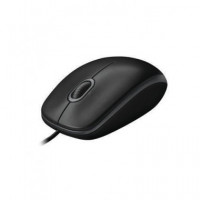 LOGITECH Raton Optico Usb B100 Negro con  cable