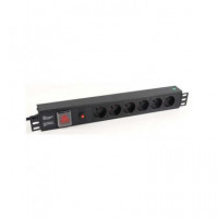 CROMAD Regleta Alminio Pdu 6 Enchufes CR1015
