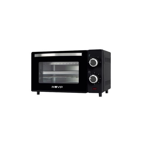 MUVIP Mini Horno 10L Inox 650W MV0446 100-230 Grados Negro