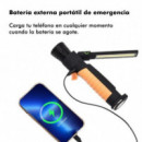 Linterna de Trabajo Elbat Flashlight con Powerbank y Luz COB (800 Lm)