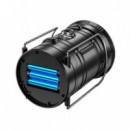 Linterna LED de Camping Elbat 2 en 1 con Gancho, 280 Lúmenes