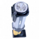 Linterna LED Recargable Elbat COB + LED 10W 800LM con Gancho e Imán