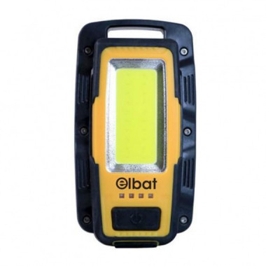 Linterna LED Recargable Elbat COB 8W 600LM con Gancho e Im&aacute;n