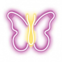 Lámpara Decorativa Neón Led Mariposa FOREVER USB