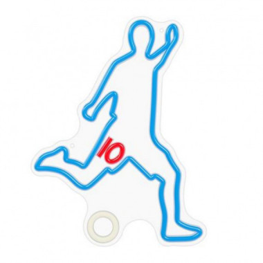 L&aacute;mpara Decorativa Ne&oacute;n LED Footballer Forever con USB y Dimmer