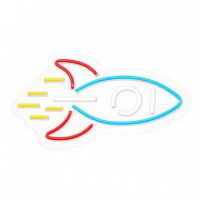 Lámpara Decorativa Neón Led FOREVER Rocket con USB y Dimmer
