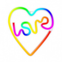 Lámpara Decorativa Neón Led FOREVER 'love In Heart'