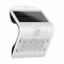 Aplique LED Solar Elbat 1.5W 220LM con Doble Iluminación y Sensor de Movimiento