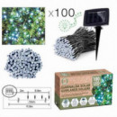 Set de 100 Guirnaldas LED Blancas Solares de 11.9 Metros