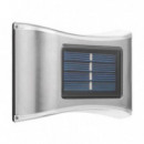 Aplique LED Solar Elbat de 150 Lúmenes en Acero Inoxidable