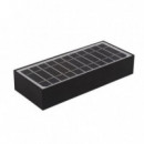 Aplique LED Solar Elbat Modern 6W 800LM Negro con Sensor de Movimiento