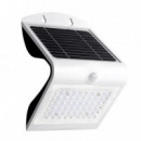 Aplique LED Solar Elbat 4W 500 Lúmenes con Doble Iluminación Blanco