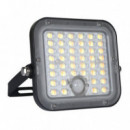 Foco LED Solar Elbat 10W 1500 Lúmenes con Sensor, Mando y CCT 3000K/6000K