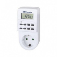 Programador de Enchufe Digital ORBEGOZO Pg 20 Semanal con Función Random