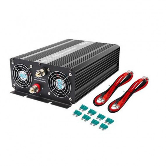 Convertidor de Corriente Onda Pura Elbat 2000W (12V-220V) con USB