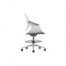 Silla/Taburete de Oficina Cromad Top Work Gris Claro