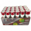 Pack 24 Pilas Alcalinas Elbat LR6/AA 1.5V