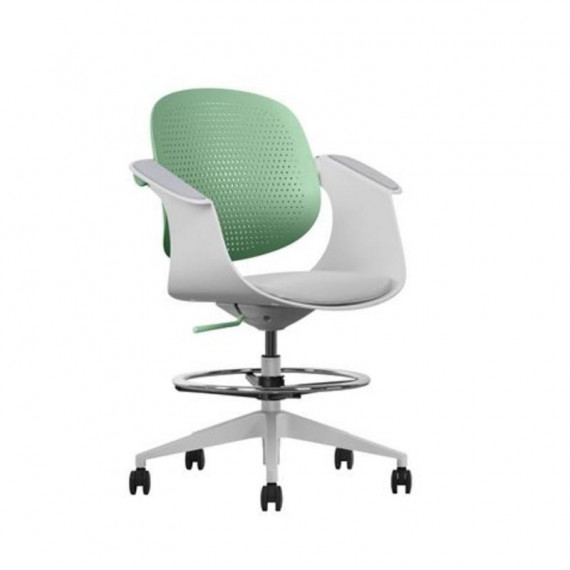Silla / Taburete de Oficina Cromad Top Work Ergonómico y Regulable Verde