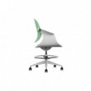 Silla / Taburete de Oficina Cromad Top Work Ergonómico y Regulable Verde