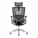 Silla de Oficina Cromad Gama Senior SE1200 Ergonómica con Respaldo de Malla