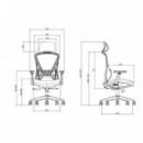 Silla de Oficina Cromad Gama Senior SE5000 Ergonómica Ajustable
