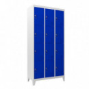 Taquilla Metálica Cromad 12 Puertas con Patas 1900x1000x500mm Azul