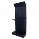 Estantería Expositor Display Cromad 900x450x2200 mm Negro