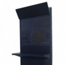 Estantería Expositor Display Cromad 900x450x2200 mm Negro