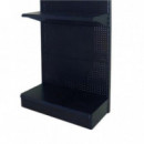 Estantería Expositor Display Cromad 900x450x2200 mm Negro