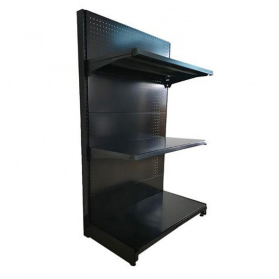 Expositor Góndola Cromad 900x450x1500mm Negro