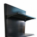 Expositor Góndola Cromad 900x450x1500mm Negro