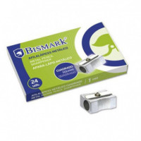 Afilador Metálico Bismark Doble Orificio de Aluminio  BIWOND