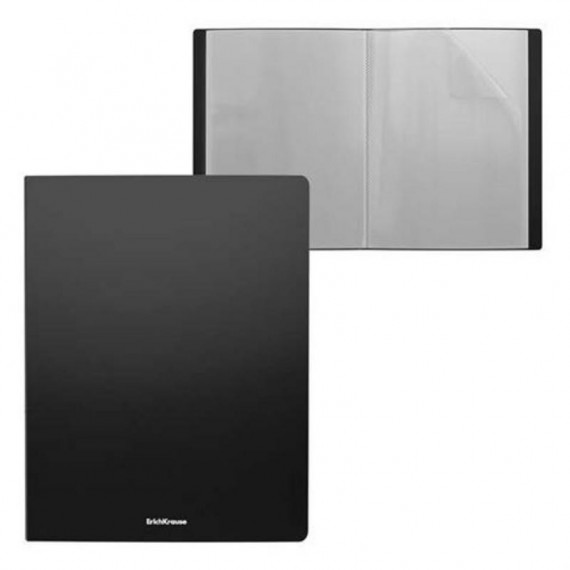 Carpeta con 20 Fundas Interiores A4 Negra Erichkrause  ERICH KRAUSE