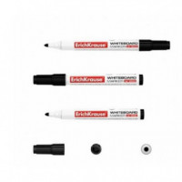 Rotulador para Pizarra Blanca Erichkrause Negro 0.8-2.5 Mm  ERICH KRAUSE