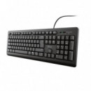 Teclado Trust TK-150 de Tamaño Completo y Resistente a Vertidos