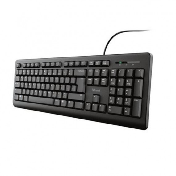 Teclado Trust TK-150 de Tamaño Completo y Resistente a Vertidos