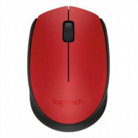 Ratón Inalámbrico LOGITECH M171 1000 Dpi Rojo