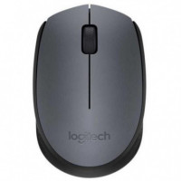 Ratón Inalámbrico LOGITECH M170 Negro/gris 2.4 Ghz con Nano Receptor USB