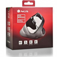 Ratón Vertical Ergonómico Inalámbrico NGS MoksaH EVO con Batería Recargable