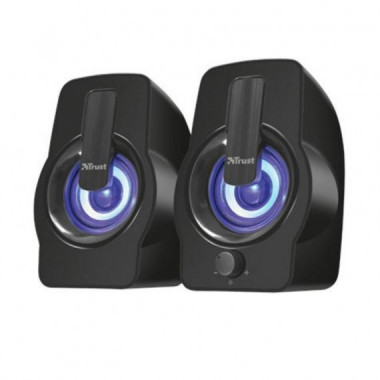 Altavoces 2.0 Trust Gemi RGB 12W Alimentaci&oacute;n USB para PC