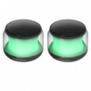 Altavoces Bluetooth RGB Mars Gaming MS-Aura Negros 15W